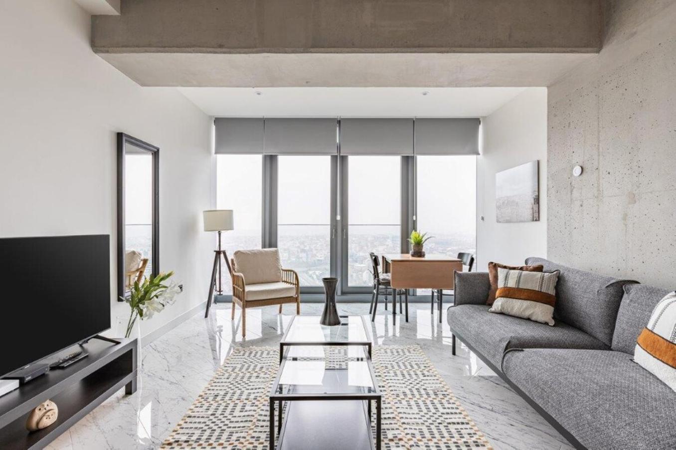 Trendy Cool Bright Studio Parking Poolviews! #254 Istanbul Eksteriør billede
